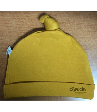 Perlimpinpin Bamboo beanie | 6-9 m | Mustard