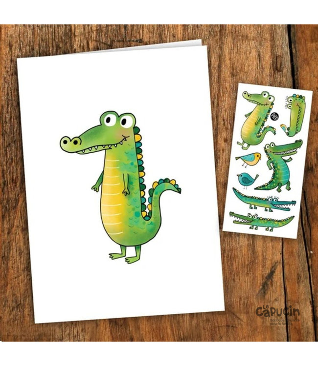 Pico Tatouage Wish card + tattoos | The crocodile