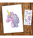 Pico Tatouage Wish card + tattoos | Unicorns