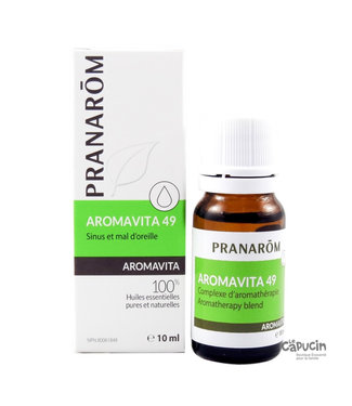 Pranarom AromaVita 49 | Formula 3 | Sinuses and ears