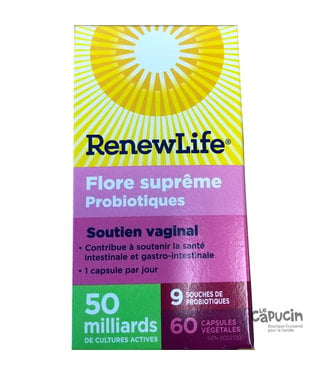 Renew Life Supreme Flora | Vaginal Support | 60 Caps