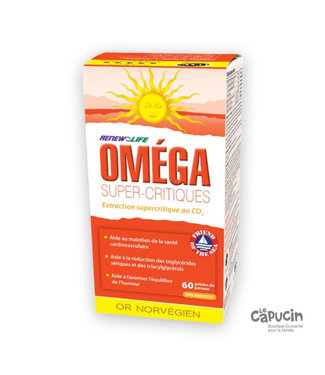 Renew Life Omega | Super-Critics | 60 Gels