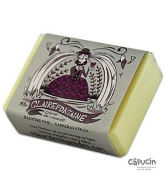 Savonnerie des Diligences Soap | Demoiselle Claire Fontaine | Lavender Cream