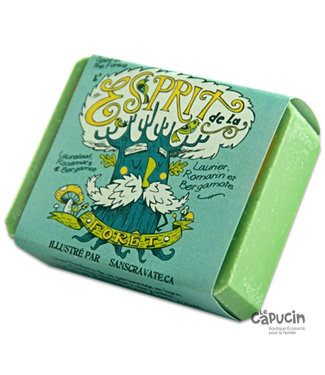 Savonnerie des Diligences Soap | Spirit of the forest | Laurel, rosemary and bergamot