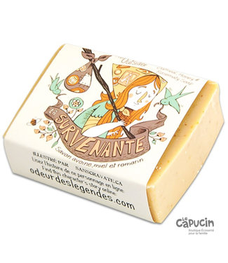 Savonnerie des Diligences Soap | La Survenante | Oats, honey and rosemary