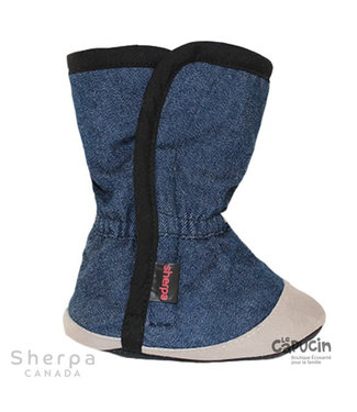 Sherpa Pantoufles pour bébé modèle Dakota | Jeans foncé