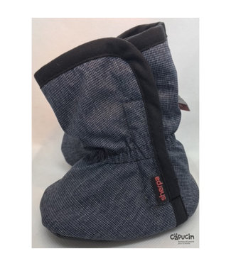 Sherpa Baby slippers model Moki |Tweed navy