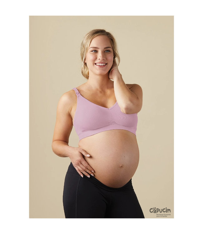 Wire-Free, Seamless, Thin & Full Coverage Nursing Bra With Soft