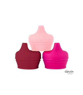 Boon Snug Spout Lid | 3 items | 3 Pink