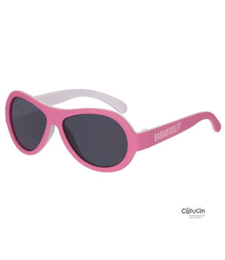 Babiators Sunglasses | Original | Aviators | Pink and White