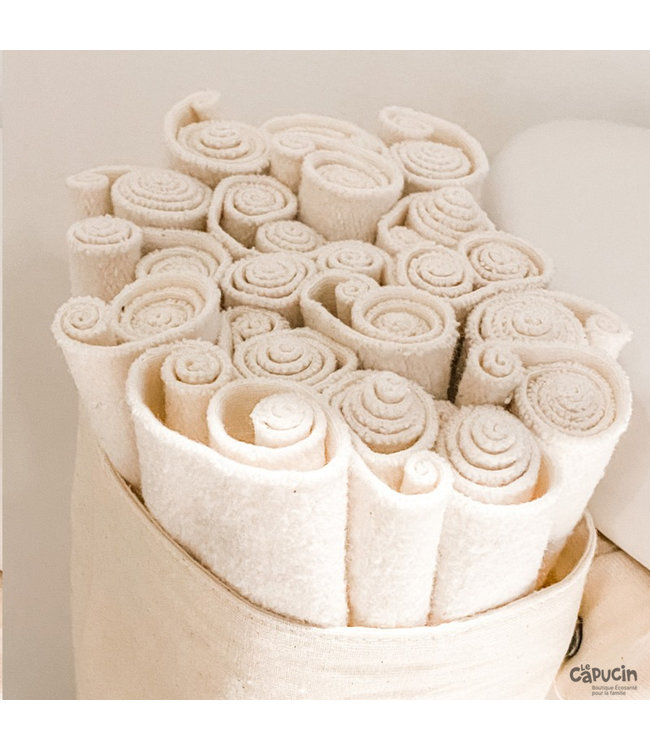 Bateau Bateau Washable toilet paper rolls | 12 items | White