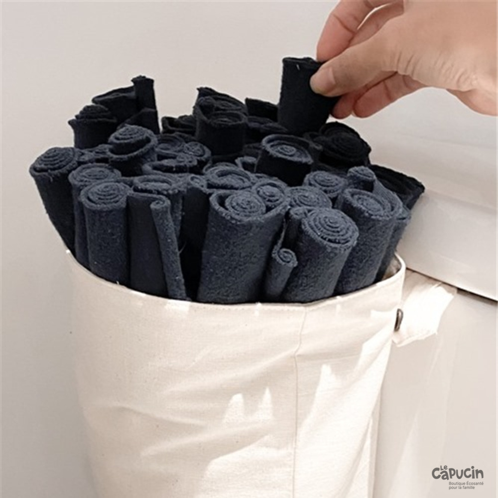 12 rouleaux de papier toilette lavables - Bateau Bateau - Eco