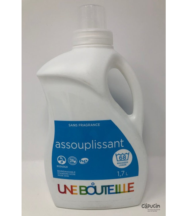 Assouplissant - Sans frangrance - 1.7L - One bottle - Le Capucin Inc