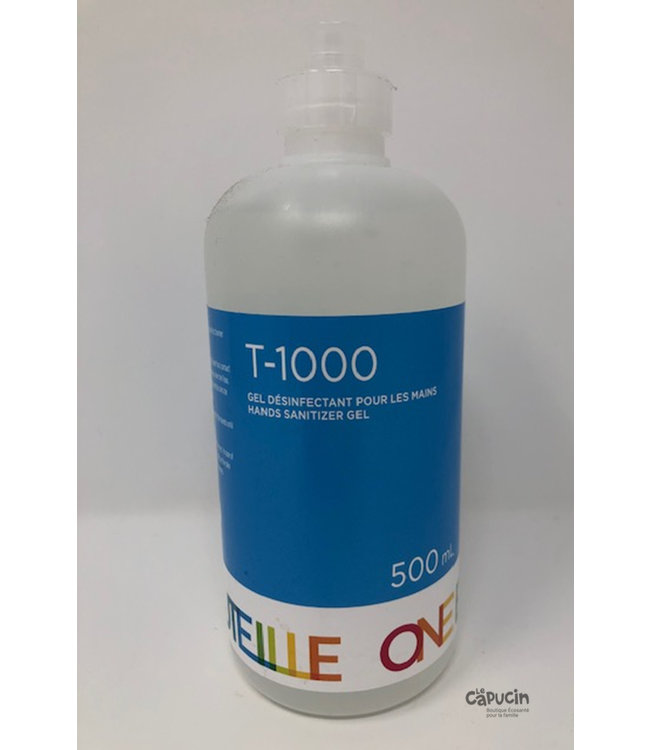 One Bottle Désinfectant pour les mains T-1000 | Pêche