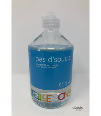 One Bottle Nettoyant multi-usage concentré Pas d'soucis! | Citron 500 ml