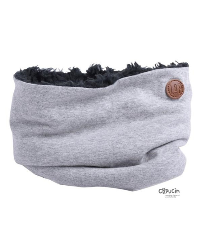 LP Apparel Lined cotton scarf | Grey