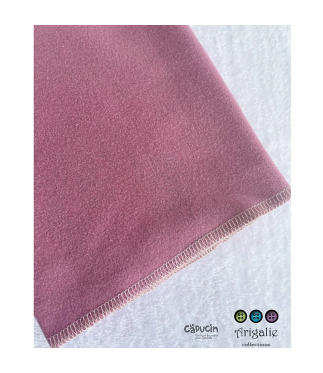 Arigalie  Washable  Simple flat diaper | One size | ARIANE | Fleece |Lavender