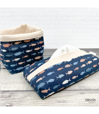 Bateau Bateau Washable tissues | 12 items | Fish