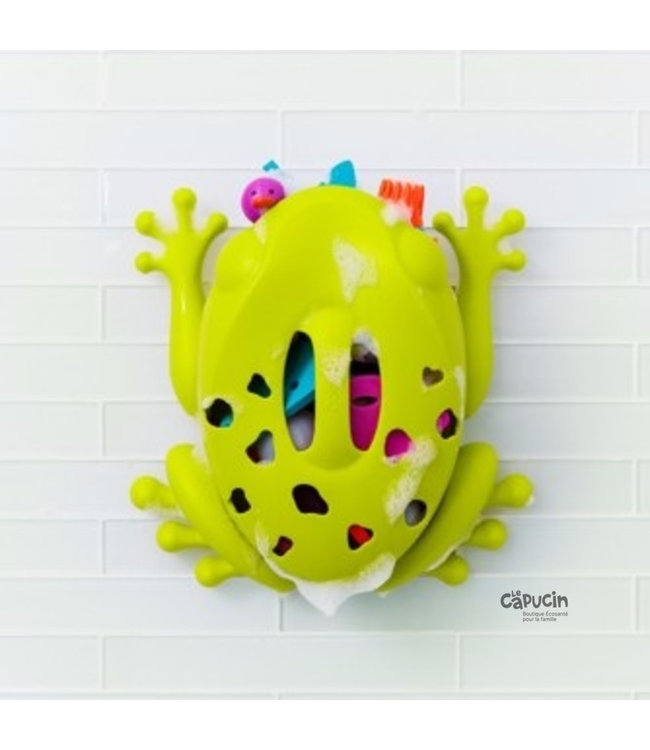 Bath Toy Scoop - Drain & Storage - Frog Pod