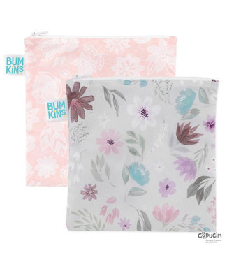 Bumkins Snack Bag | Large | 2 items | Floral
