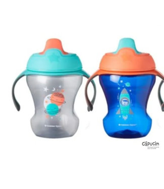 Tommee Tippee Sippee trainer cup | 7 months + | Green & Blue