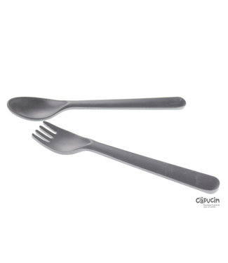 Cink Bamboo Spoon + Fork | Ocean