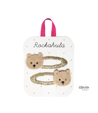 Rockahula Hair clips | Teddy Bear