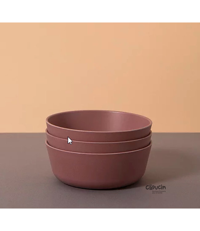 Bamboo bowl | 3 items | Beet