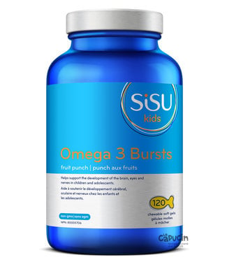 Sisu Omega 3 Bursts | Chewable Capsules | Fruity Fish