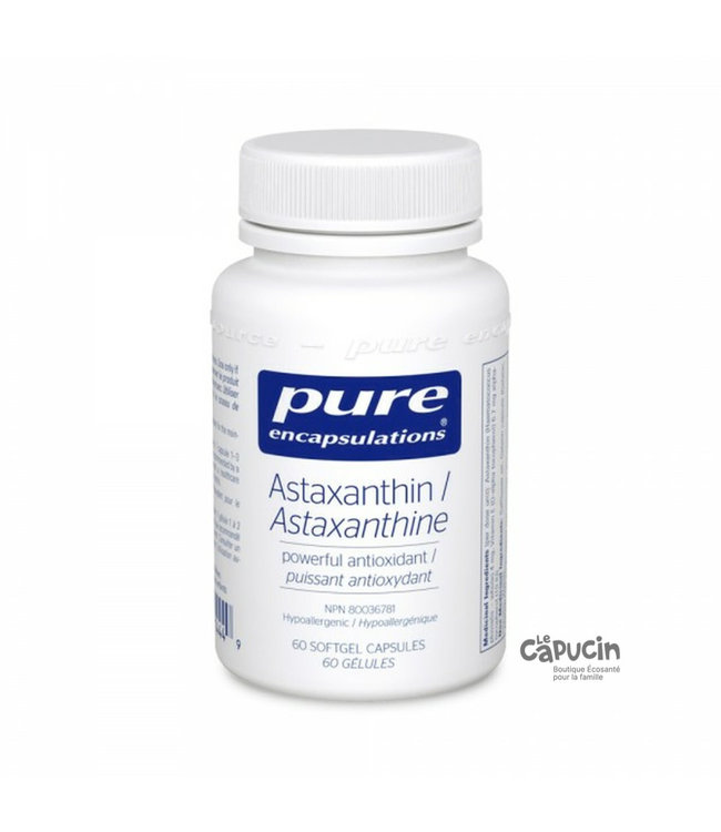 Astaxanthin 60caps par Pure Encapsulations