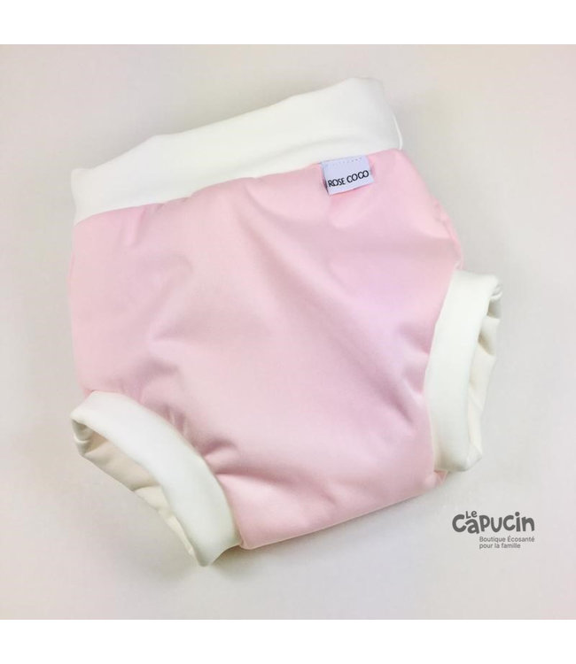Rose Coco Diaper Cover | Light Pink | Small