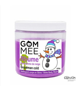 Gom-mee Slime moussante | Rhume | Noël | Bonhomme de Neige