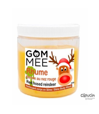 Gom-mee Slime moussante | Rhume | Noël | Renne au Nez Rouge