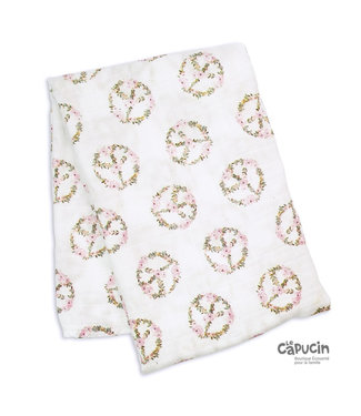 Lulujo Bamboo and cotton blanket | Peace