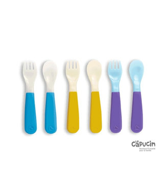 Munchkin Fork and Spoon | For Toddlers | Color Changing | 6 items