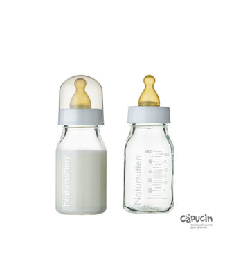 Natursutten Glass baby bottle | 110 ml (4 oz)