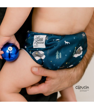 La Petite Ourse Pocket diaper | Velcro | 10-35 Lbs | Cottage