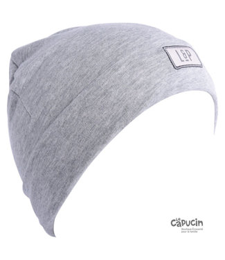 LP Apparel Cotton Beanie - Boston V20 - Mixed Grey - Choose a size