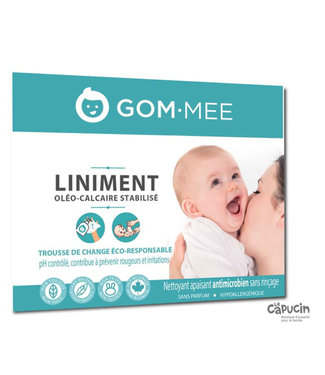 Gom-mee Trousse de change | Liniment | Peau sensible