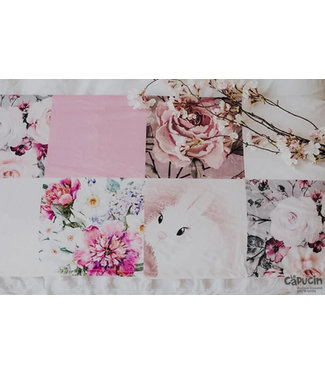 Collection Mini Coco Minky Swaddle | Patchwork | Rabbit