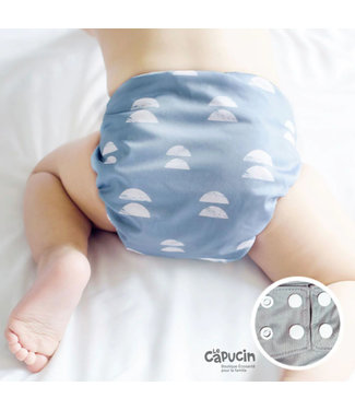 La Petite Ourse Pocket diaper | LPO snaps | Balance | 10-35 lbs