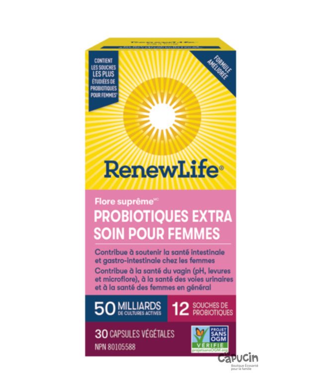 Renew Life Flore Supreme Extra Care for Women | 30 Caps