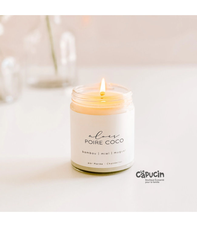 Soy candle - Aloe, Coconut & Pear