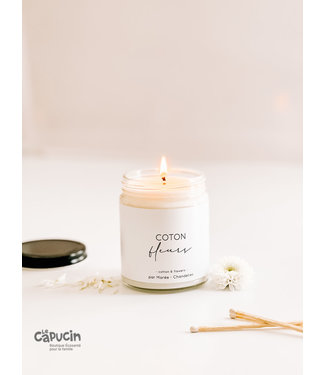 Marée Chandelles Soy candle - Cotton flowers - Collaboration Sarah Couture - 270ml