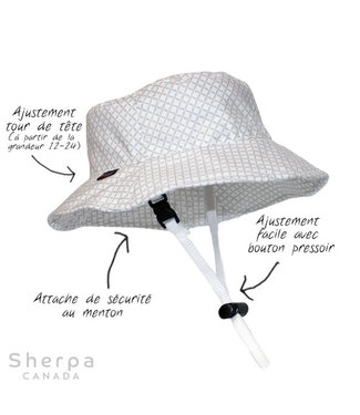 Sherpa Hat - White Diamond