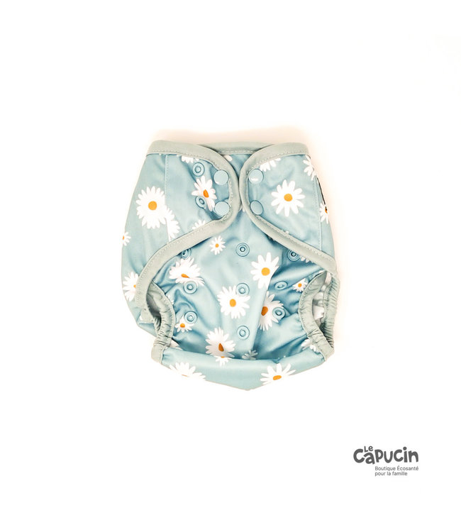 Diaper Cover - Snaps - Daisy - 10-35lbs