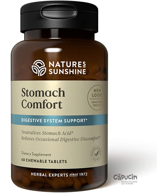 Nature's Sunshine Stomach Comfort Chewable | 60 tablets