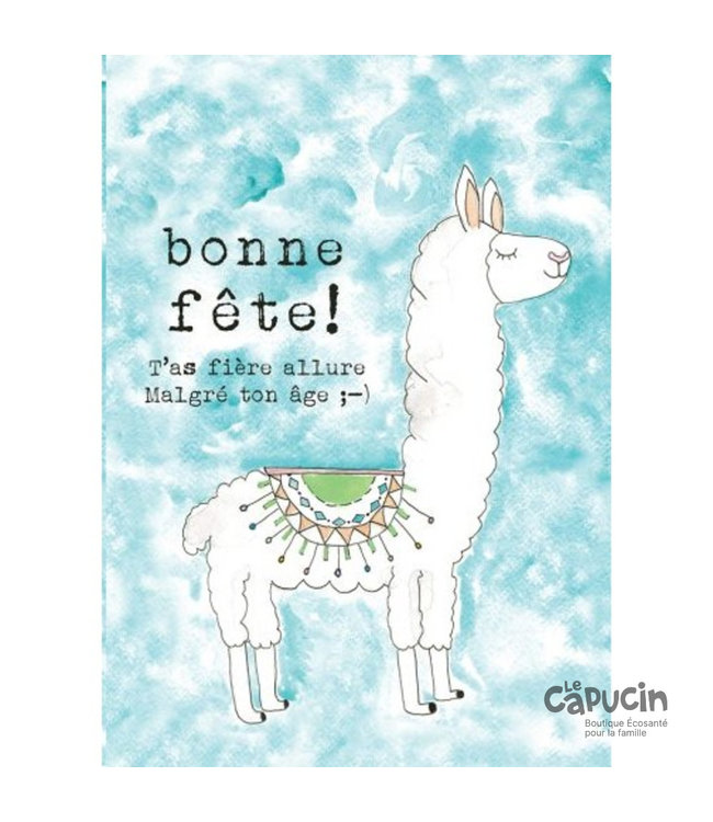 Card - Birthday - Sentence - Lalou - French only