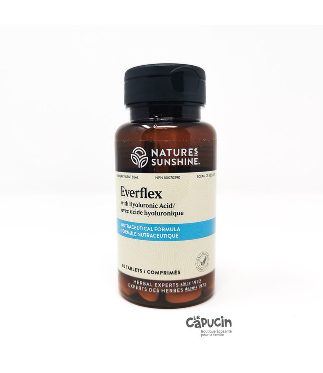 EverFlex avec acide hyaluronique - 60 caps Nature's Sunshine
