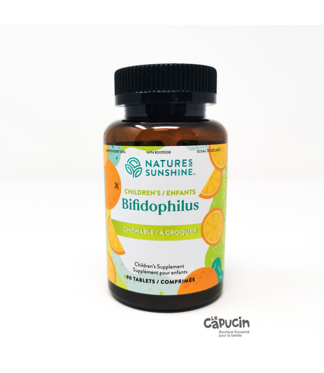 Bifidophilus - Enfants - 90 comp. par Nature's Sunshine